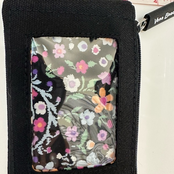 Vera Bradley - Zip ID Case / Black and floral print - Picture 5 of 9